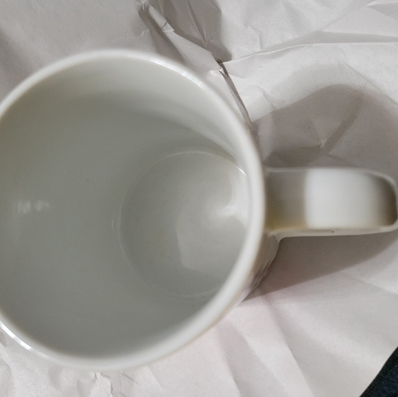 COCOA Coffee Cup Mug White with Red, Green, Black text - Picture 5 of 5